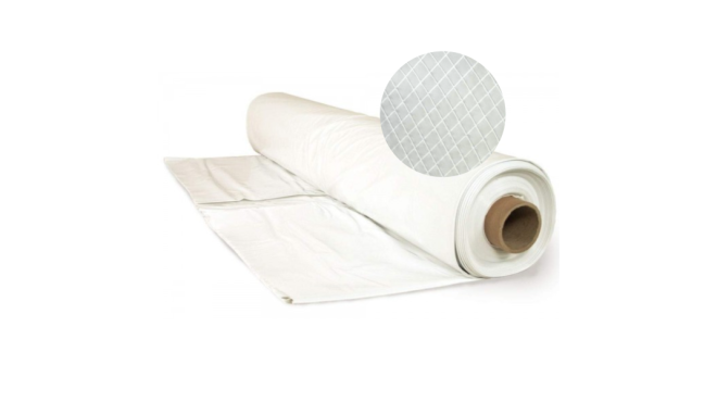String Reinforced 10 Mil White Ice Rink Liner